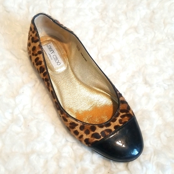 Jimmy Choo Shoes Jimmy Choo Only One Shoe Animal Print Flat Righ